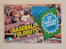 1983 Topps Baseball Foldouts 17 Home Run Leaders Set #2