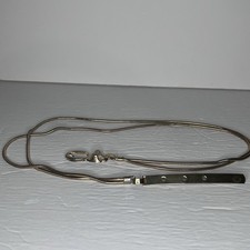 Vintage Gold Tone Double Strand Snake Chain Belt 29 Inches Cowgirl Glam Punk