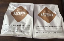 KA’CHAVA CHOCOLATE ALL IN ONE NUTRITION SHAKE 15.31 Oz Kachava 2 Bags - Exp 6/26
