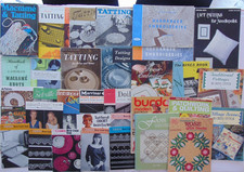 Job Lot Macrame, Tatting, Crochet, Embroidery, Quilting etc Pattern Books x 34
