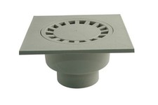 Marley Hof-Ablauf DN 110 Abgang senkrecht, Rost 25 x 25 cm