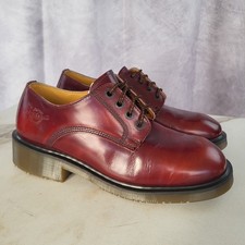 Vintage Dr. Martens Size UK 10 US 11 Oxfords Red Oxblood 4 Eye 8289