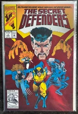 The Secret Defenders #1 Marvel Comics 1993 Red Foil Cover