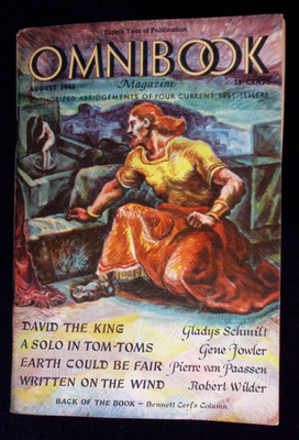 Omnibook Magazine  August 1946   Vintage Digest  Gladys Schmitt   David the King