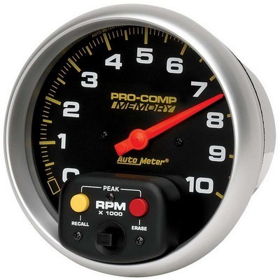 Auto Meter 6801, One Pro-Comp Tachometer 10000 RPM 5 in Performance