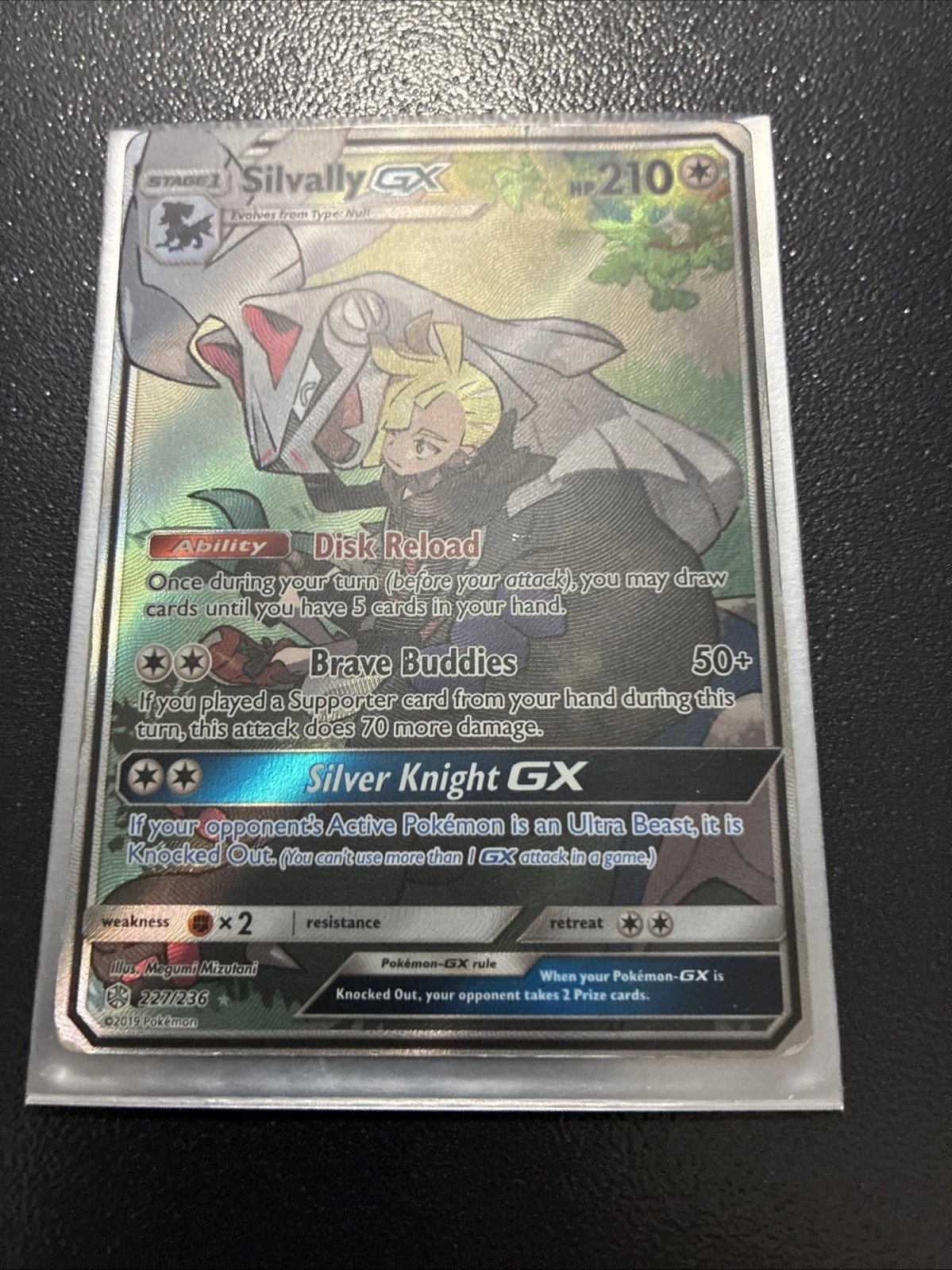 Pokémon TCG Silvally GX Cosmic Eclipse Holo Card 227/236 Full Art Ultra Rare