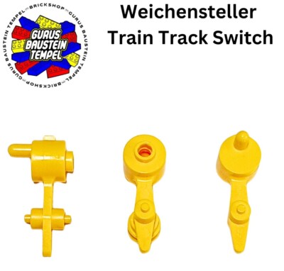 LEGO  10x Weichensteller Track Switch 2866 Zug Weichen 7669 53407 53407 Train
