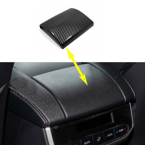 ABS Carbon Fiber Rear Vent Panel Trim CoverFit for Toyota Highlander ...