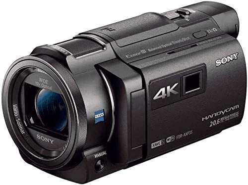 SONY 4K Camcorder Handycam FDR-AXP35-TI Bronze Brown 10x Optical - Picture 1 of 5