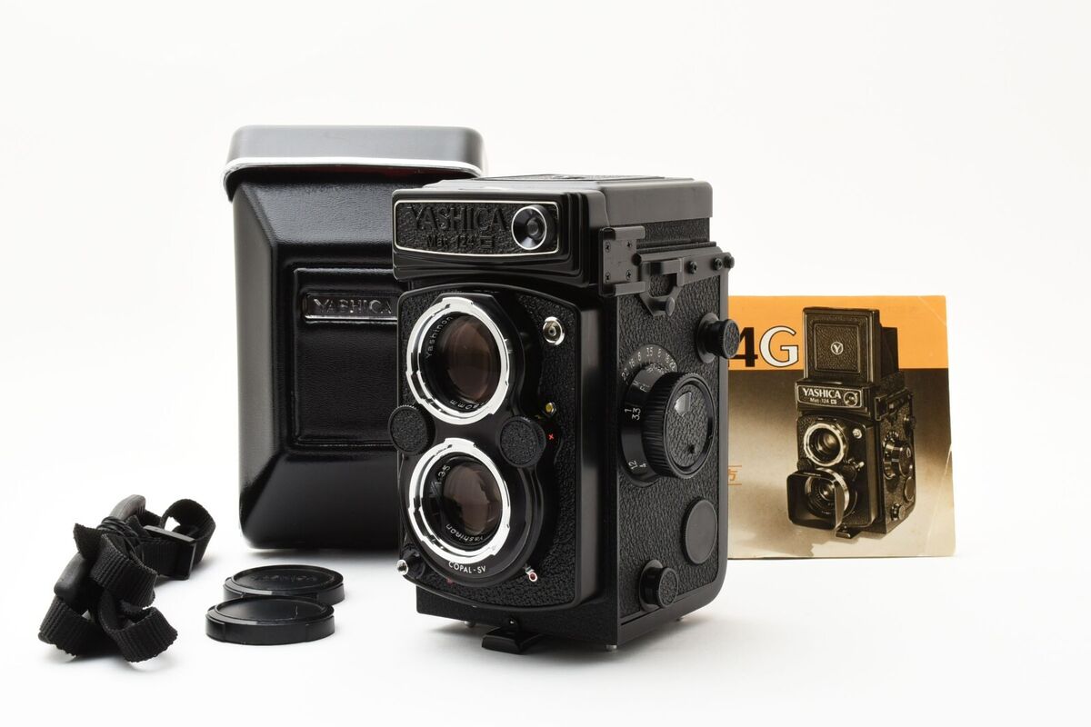 Yashica Mat 124G 6x6 TLR film Camera meter works From JAPAN Yashica Mat 124G 6x6 TLR film Camera meter works From JAPAN