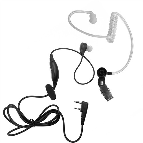 Casque tube acoustique 2 broches écouteur radio bidirectionnel pour radio BAOFENG Kenwood TH - Photo 5/10