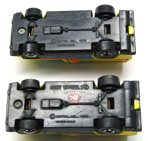 Hot Wheels Van Yellow 1978 Inside Story Vintage Diecast Lot of 2 Collectibles - Picture 5 of 5