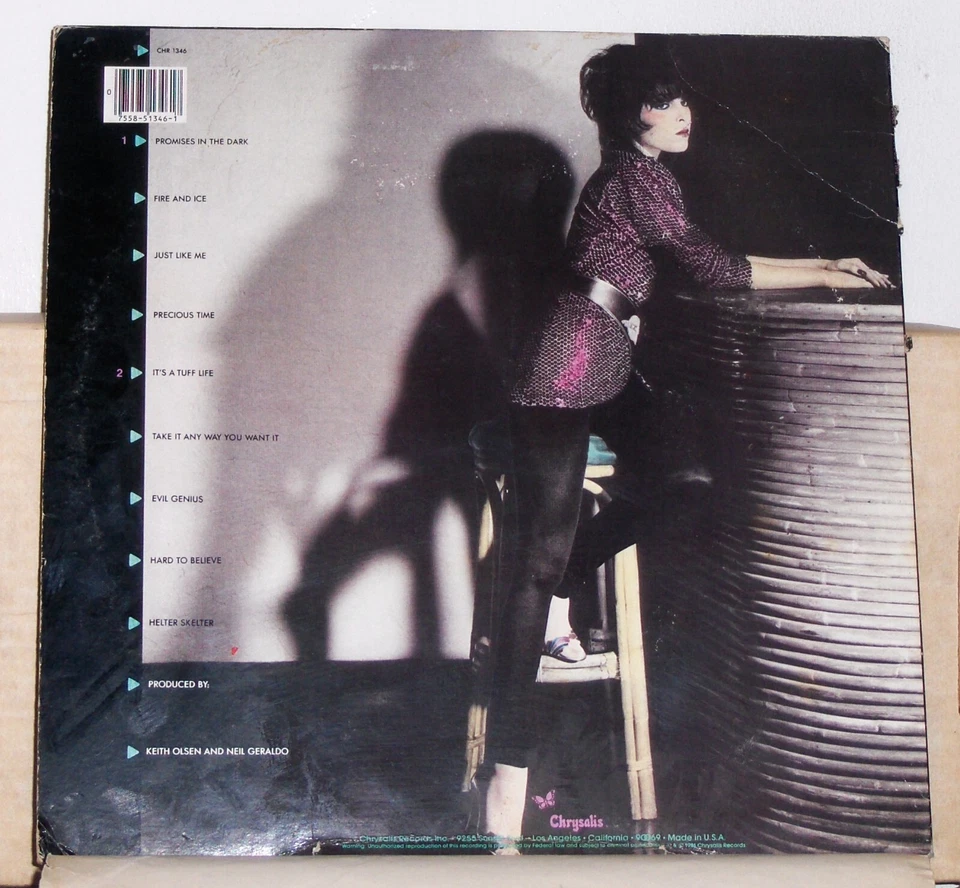 Pat Benatar ‎- Precious Time - 1981 Vinyl LP Record Album - Image 2 of 2