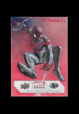2023 Upper Deck Marvel Platinum Greats Sketch Cards Casey Parsons