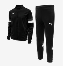 Puma 65945903 Men Team Rise Tracksuit Jacket Pants Black