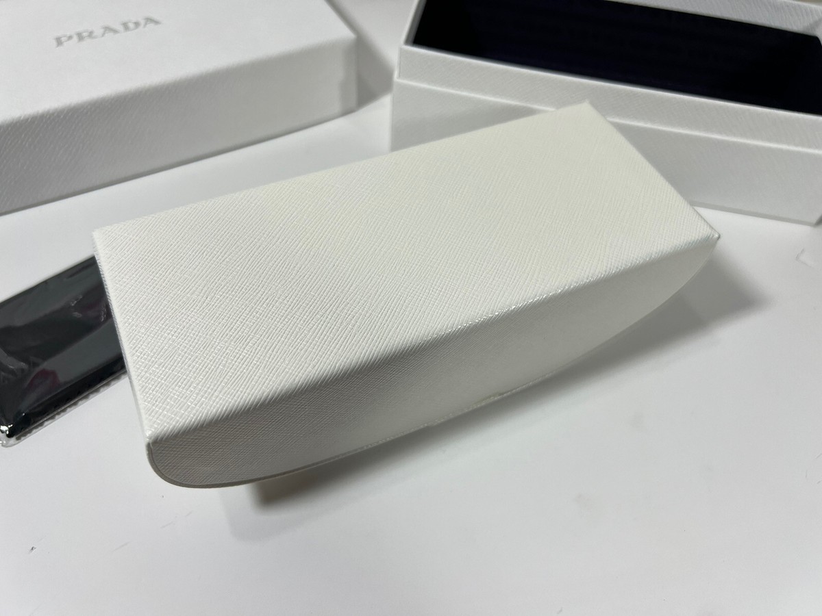 Prada White Sunglass Case Case Prada Sunglasses Hard Eyeglasses Cloth Box White  main image 4