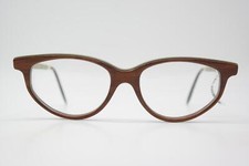 Glasses Gold  Wood 1.714 Brown Green Gold Oval Eyeglass Frame New