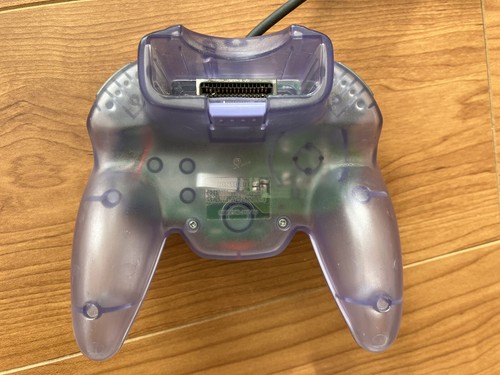 Mini Mando Hori Pad Dulce Púrpura Transparente Nintendo 64 Probado y Funcionando Japón - Imagen 4 de 7
