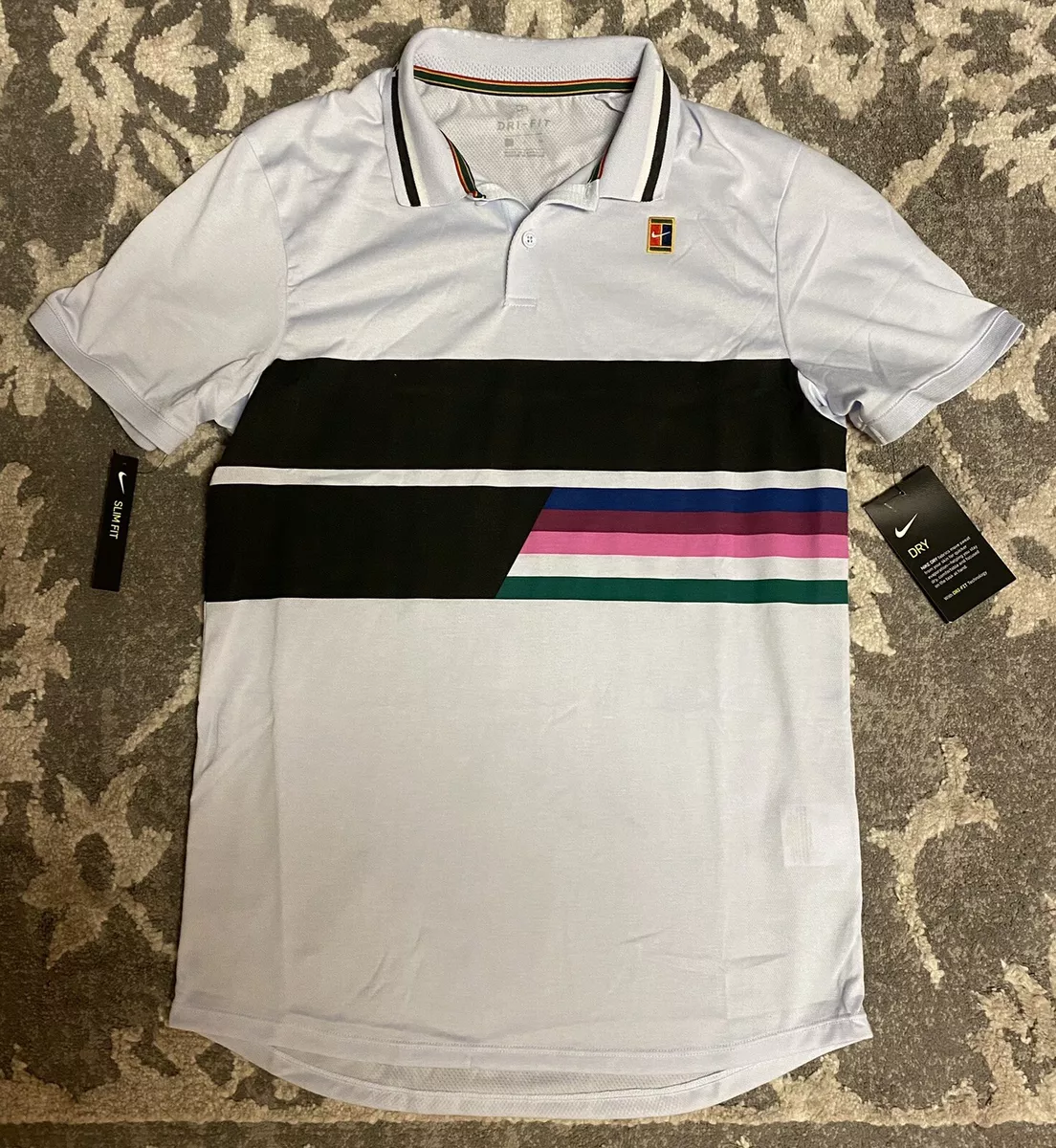 Nike court top advantage polo white