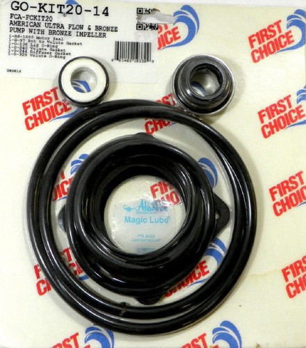 First Choice GO-KIT6-14 Maxiglas Pump Seal Kit FCA-FCKIT6 For Sta-Rite P2RA - 第 2/2 張圖片