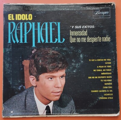 Raphael El Idolo Y Sus Exitos BORINQUEN DG-1052 VG/VG LP #5133