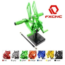 For  ZX7R 1999-2003 FXCNC CNC Adjustable Front Rearset Foot Pegs Rests