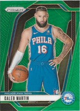 2024-25 Panini Prizm Caleb Martin Green Prizm SP Philadelphia 76ers