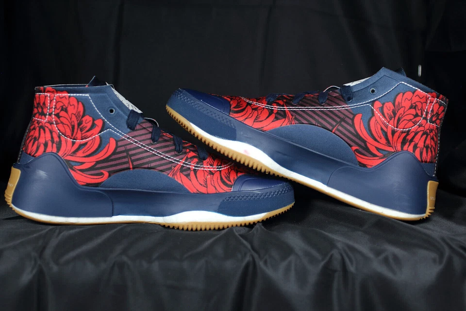 Size - 6.5 Adidas x Stella McCartney Treino Mid-Cut FY16417 - Alt Blue Laces - Image 4 of 4