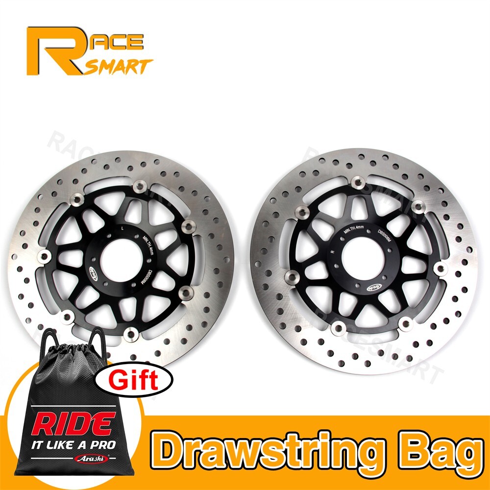 Round Front Brake Disc Rotors For Honda CB 400 N 1982 - 1988