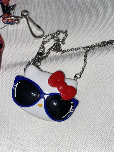 Set 2 HELLO KITTY Nerd Set LANYARD Lynyard + Necklace - Picture 2 of 4