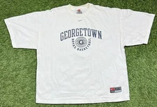 Vintage Nike Georgetown Hoyas Basketball NCAA T-Shirt Men's 2XL Center Swoosh