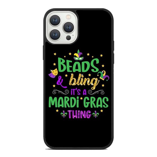 For Samsung Galaxy Apple iPhone 14 15 Hard Phone Case Beads Blling Mardi - Picture 21 of 25