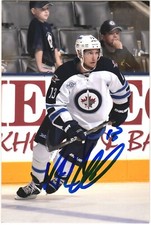 Kyle Wellwood Autographed 4x6 Color Photo Winnipeg Jets #13 A