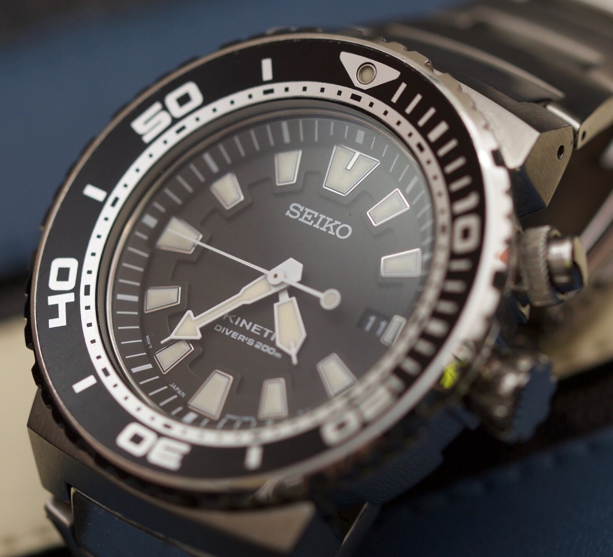 Seiko Caesar Kinetic Diver 200M SKA383 SKA383J2 SKA383J Men Watch