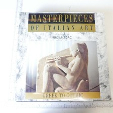 Masterpieces of Italian Art Greek To Gothic Laserdisc cut out Free Shipping