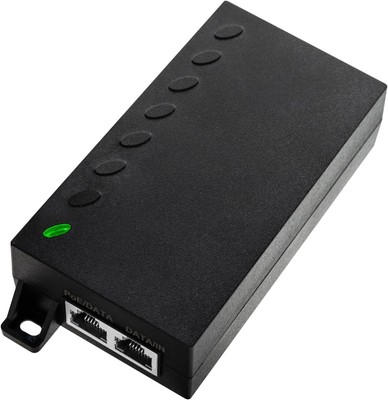 60W Gigabit PoE++ Injector - 10/100/1000Mbps, RJ-45 Shielded, IEEE 802.3af/at/bt