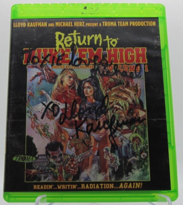 Return to Nuke Em High: Volume 1 (Blu-ray)Autographed by Lloyd Kaufman  v100