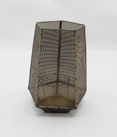 Williston Forge Penta Metal Lantern With Glass Cylinder Williston Forge Penta Metal Lantern With Glass Cylinder