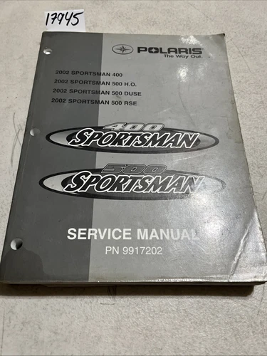 2002 Polaris Sportsman 400 500 H.O. DUSE RSE ATV Service Repair Manual PN9917202