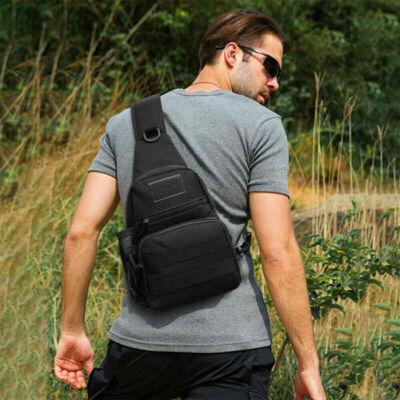 Unisex Chest Sling Backpack - Crossbody Shoulder Bag For Travel, Hiking, Sports & Daily Use, Lightweight Waterproof Daypack With Adjustable Strap