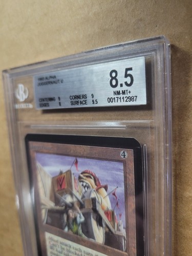 MTG Alpha Juggernaut BGS 8.5 NM-Mint  Magic Beckett Graded English (9.5,9,9,8) - Picture 3 of 10