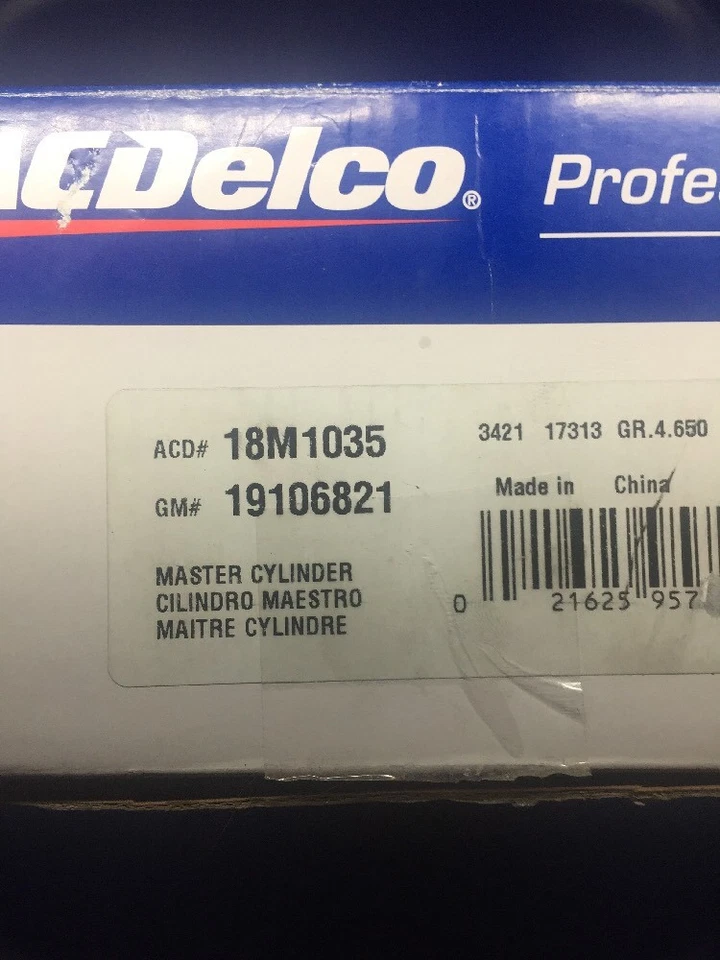 Cilindro maestro para Ford Galaxie Mercury Brougham Colony Park Commuter Marauder Foto 2 de 4