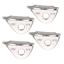 4 Pcs Climbing Hanger Stainless Steel Rock Climbing Accessories