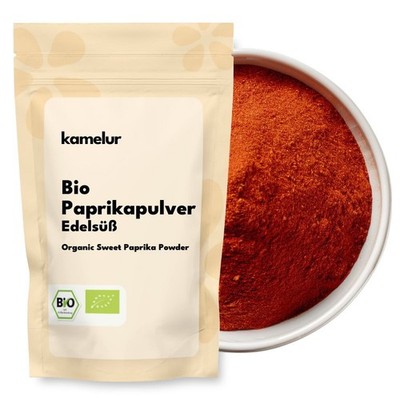 (27,98 EUR/kg) 500g BIO Paprikapulver edelsüß, Paprika BIO gemahlen süß