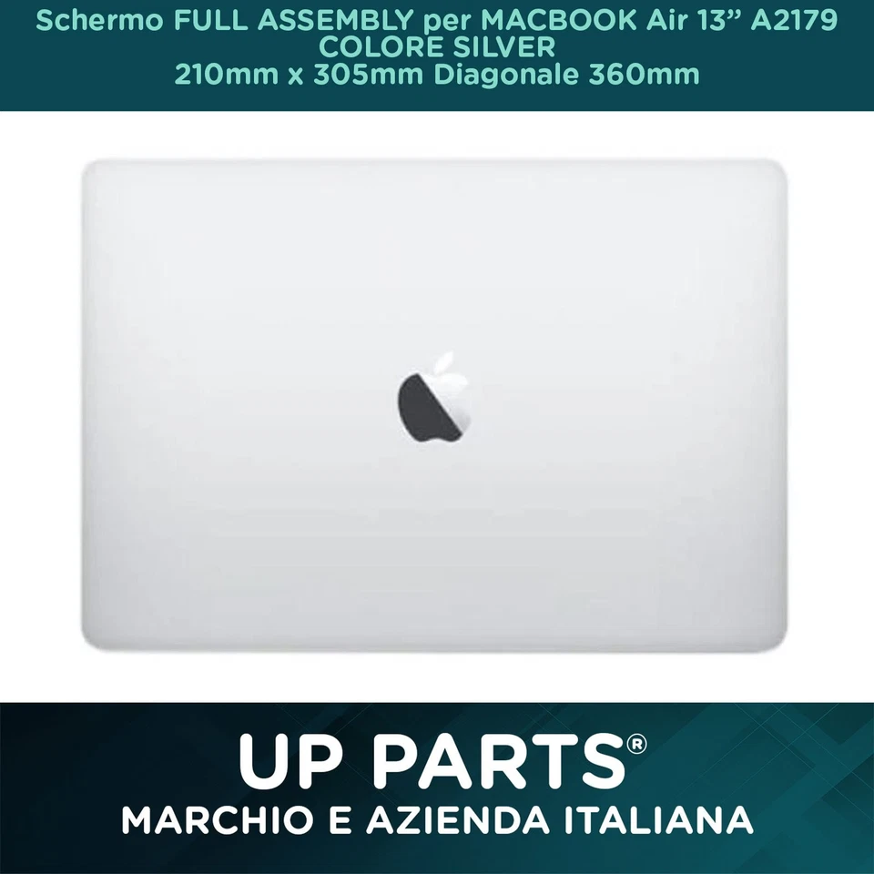 Display per MacBook Air 13 Anno 2020 Silver A2179 EMC 3302 - Immagine 2 di 4