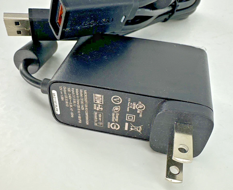 OEM Microsoft Xbox 360 Kinect AC Adapter USB Power Cord 1429 NOS - Image 4 of 4