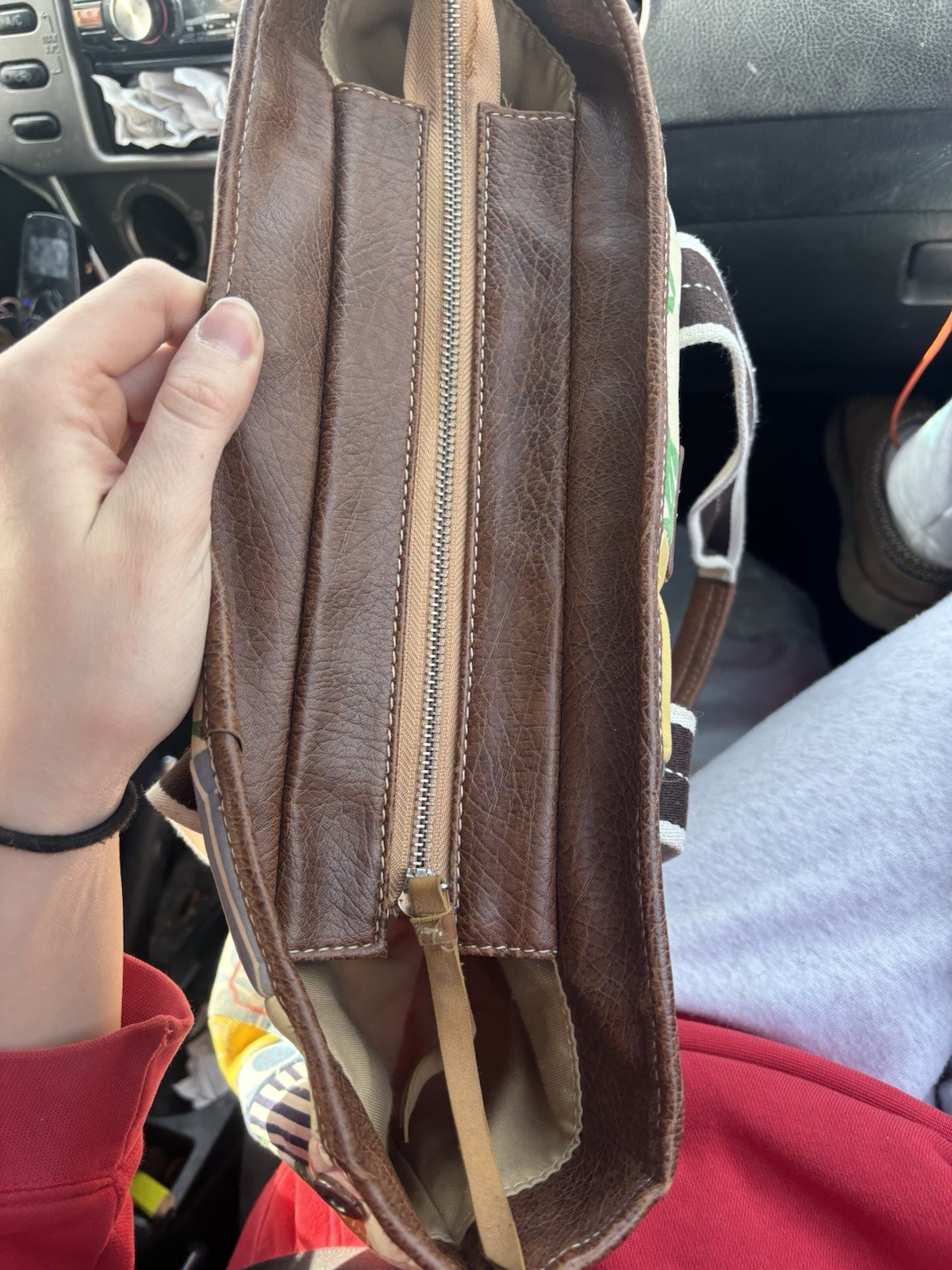 Coach Patchwork Multicolor Tote Zip Closure Inner… - image 5