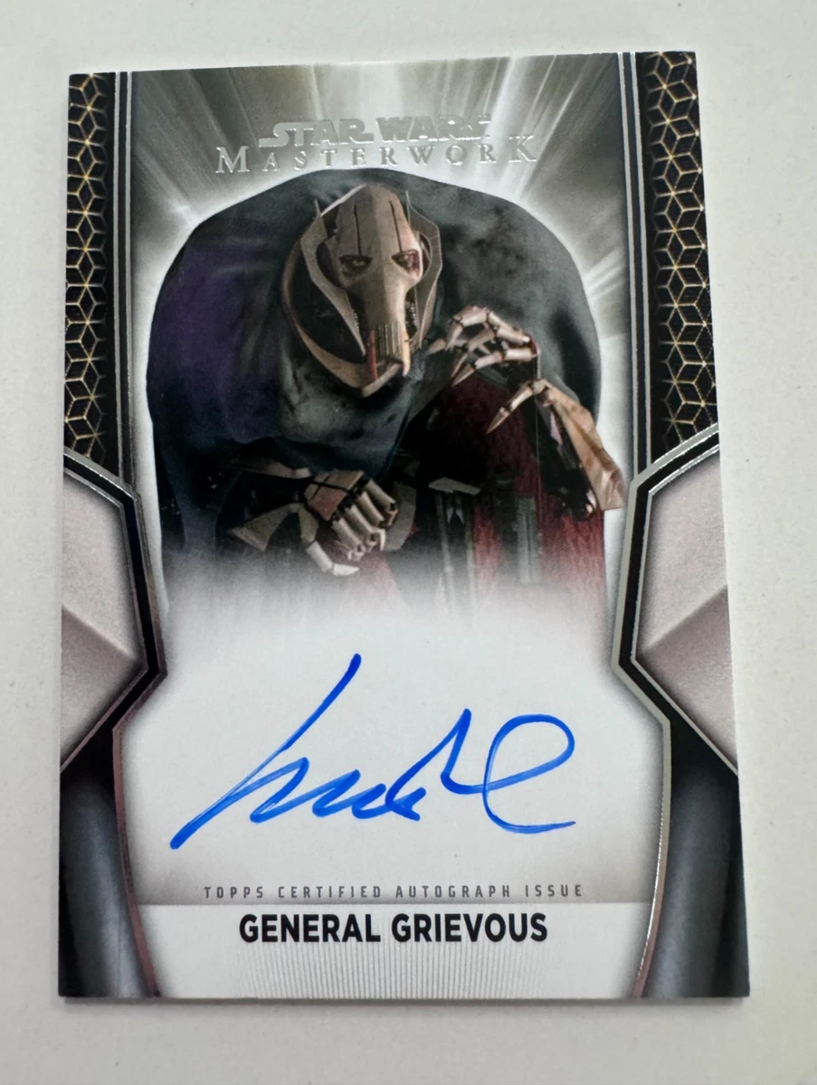 Topps General Grievous Star Wars Collectable Trading Cards for