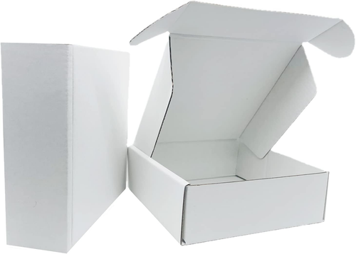 6X6X2 Inch Small White Mailers Boxes Recyclable Corrugated Gift Box for Packagin - Picture 11 of 12