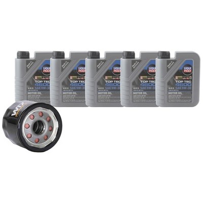 5L Liqui Moly Top Tec 4600 5W-30 Wix Engine Oil Change Kit for Outback WRX STI